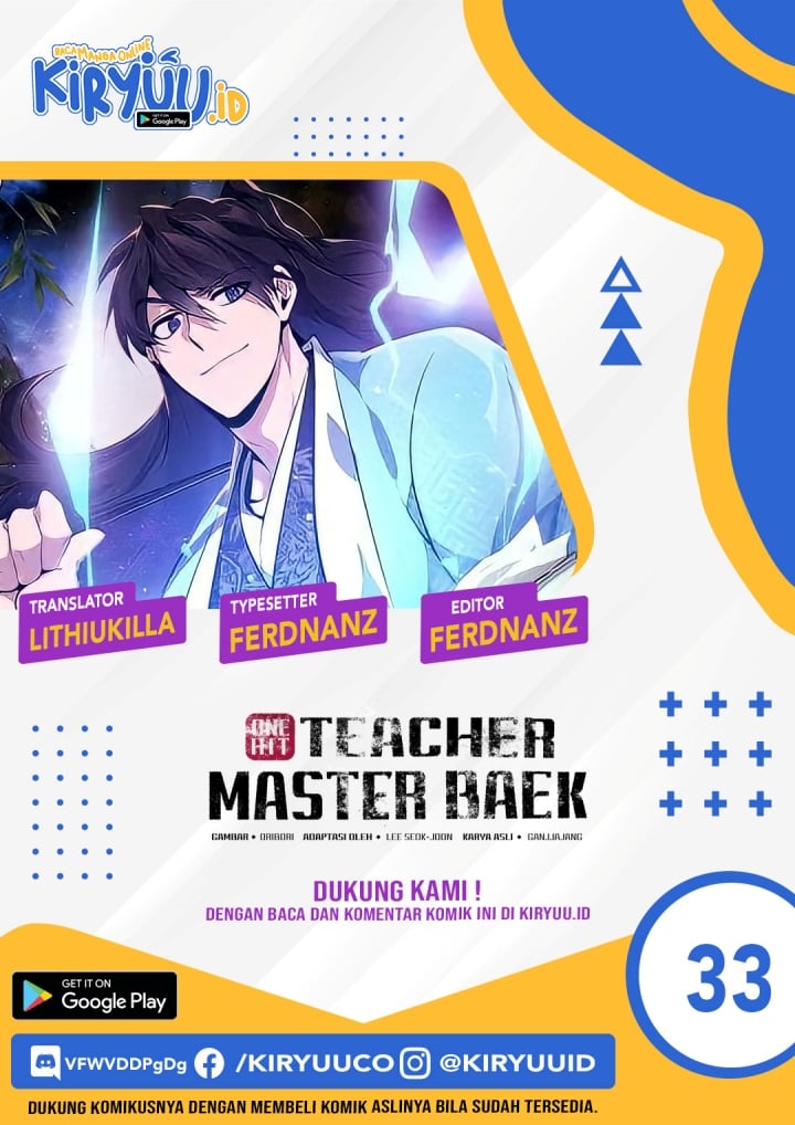 Number One Star Instructor Master Baek (One Hit Teacher, Master Baek) Chapter 33 - 85