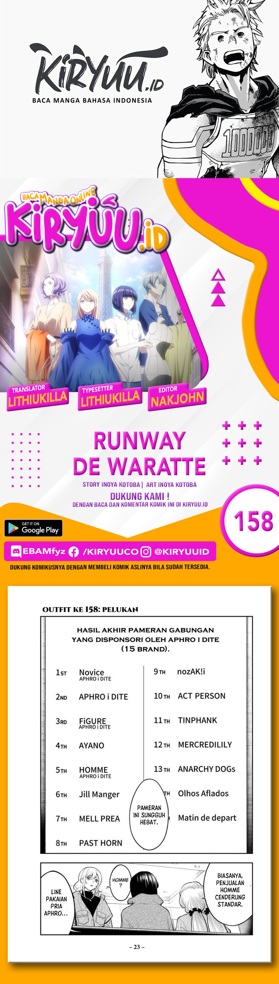 Runway De Waratte Chapter 158 - 121